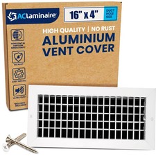 ACLAMINAIRE 16x4 Duct Opening Register Vent C...