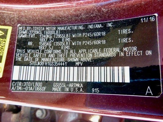 Toyota Highlander 2016 Steering Gear Power Rack And Pinion 455100E040 2545 Foto 4 de 4