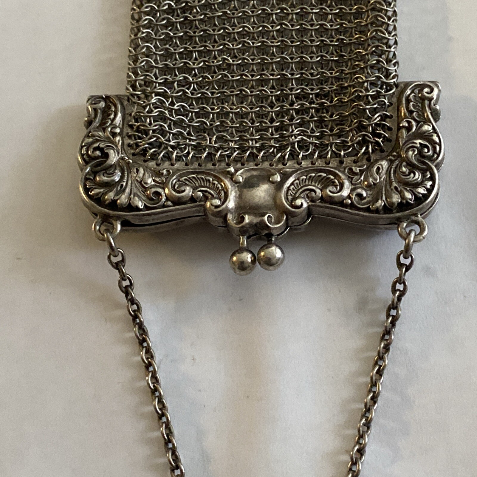 Antique Solid German Sterling Silver Detailed Cra… - image 9