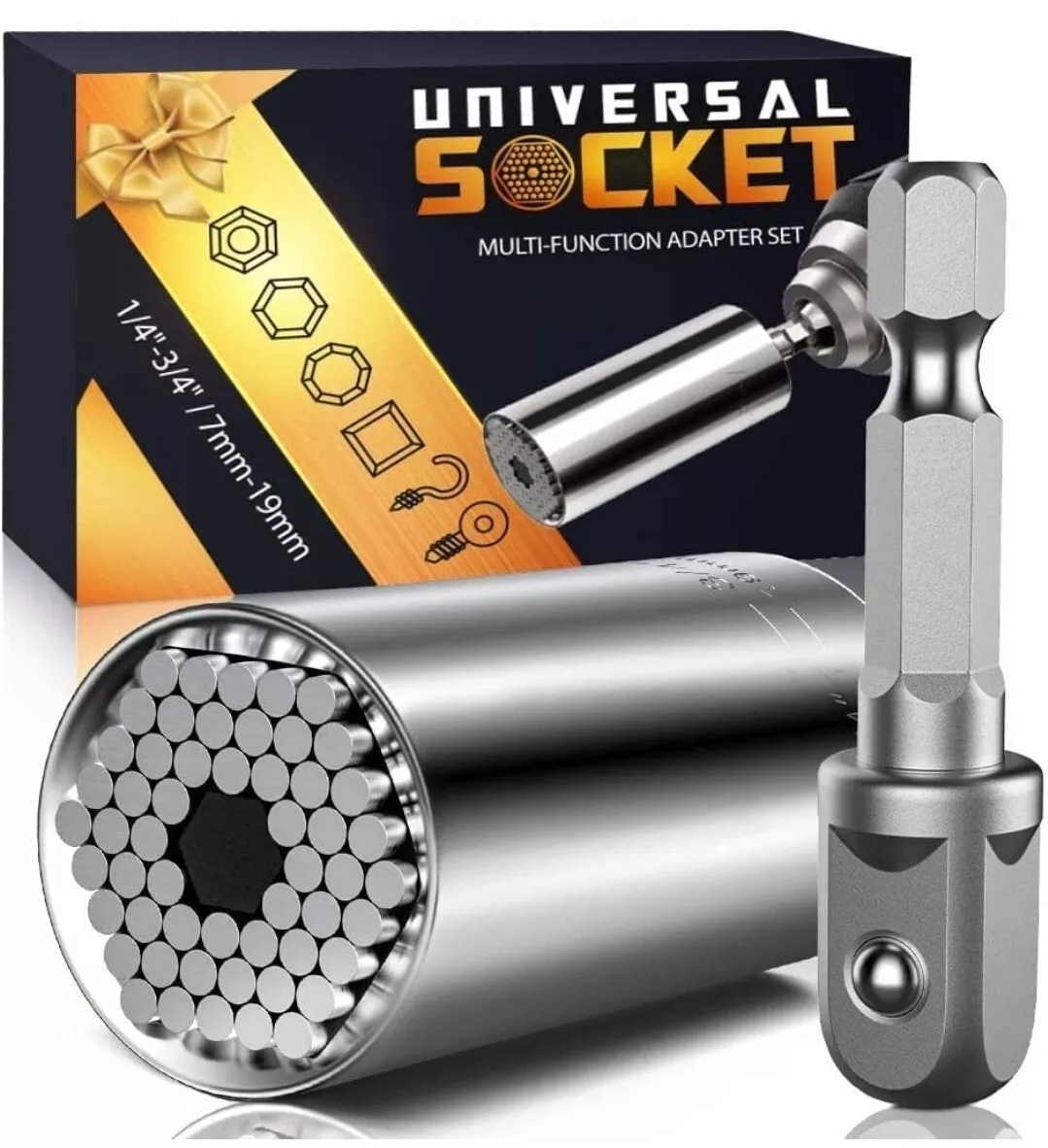 Universal Socket Set Wrench Multi Tool DIY Man 1 Tool For All Gift For Him