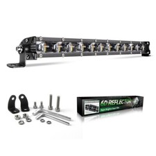 Dual Color Strobe Led Work Fog Light Bar 8142026323850 Spot Offraod Truck