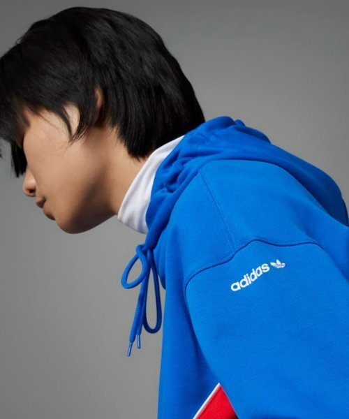 スウェット・トレーナー adidas MUFC Hoodie Black Blue IP5545 IP5545 adidas Manchester United Mens Hoodie Cloud Black Blue Asia