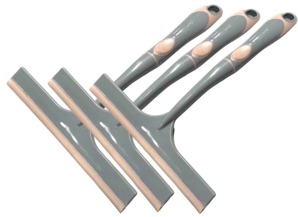 3 Bathroom Shower Screen Squeegee Glass Window Cleaning Wiper Cleaner