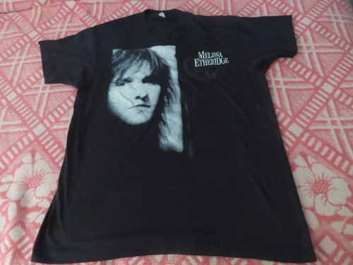 80s Melissa Etheridge Brave And Crazy TShirt XL Roc 1980s vintage concert t-shirt, vintage, size XL, single stitch, B+ condition