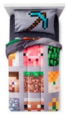 Minecraft "Good vs Evil" Kids Reversible Bed Set-T520237054, T520246043