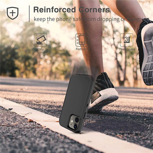 Per iPhone 14 13 12 Pro Max Plus custodia resistente agli urti robusta + clip da cintura - Foto 4 di 18