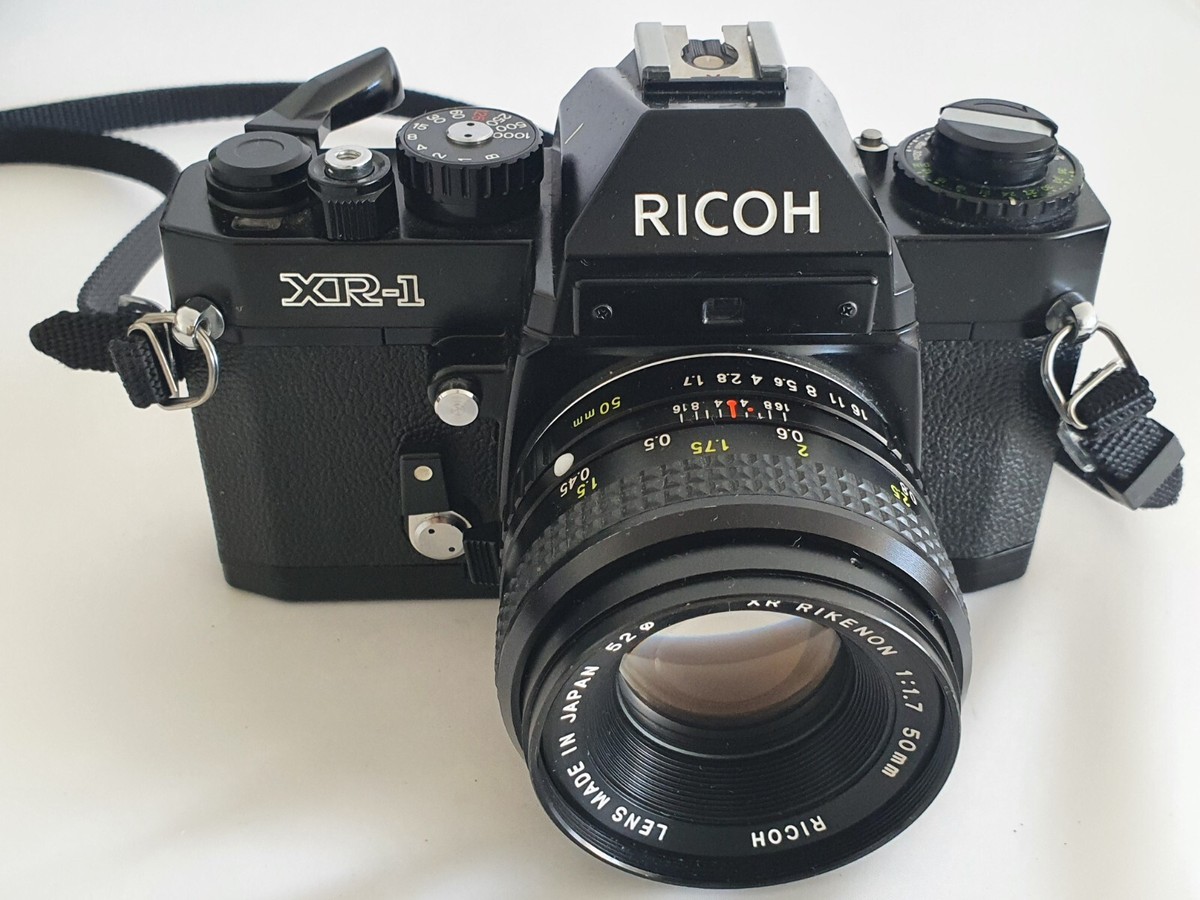 RICOH XR-1 SLR Film Camera with XR Rikenon 50mm1:1.7 . | eBay