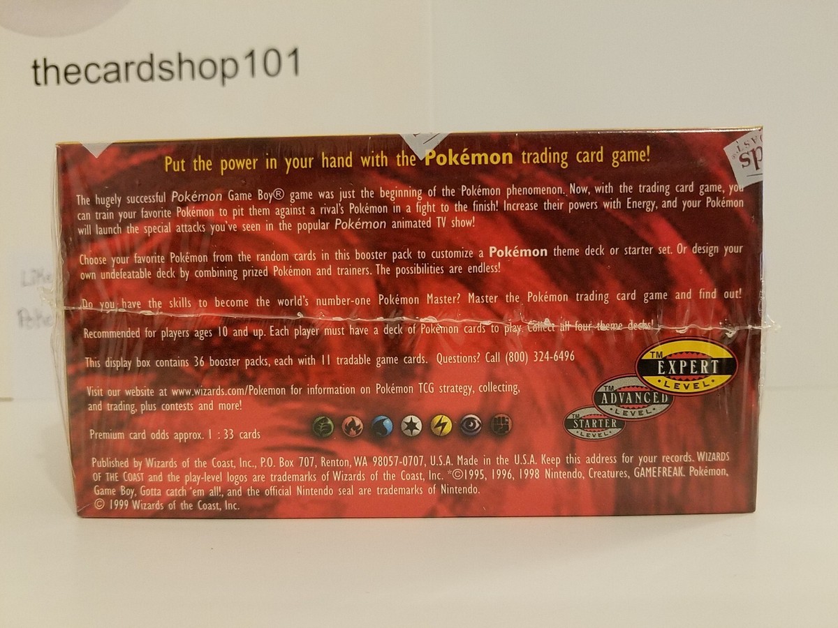 1995 pokemon booster box 1995 Pokemon Booster Box