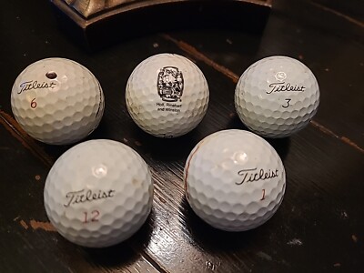 Holt Rinehart Winston Publishing Company Titleist Owl Logo Golf Ball & Plus 4