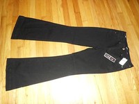 Women's Nine West Chatham Sq High Rise Flare Black Pants Size 6 $69.50 Women's Nine West Chatham Sq High Rise Flare Black Pants Size 6 $69.50