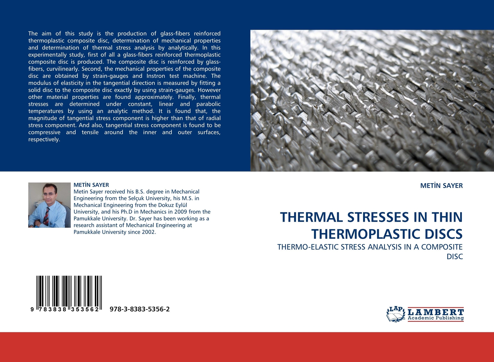 Thumbnail - Met¿n Sayer | Thermal Stresses In Thin Thermoplastic Discs |