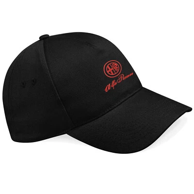 BEECHFIELD Alfa Romeo Auto Logo besticktes Baseballcap Baseballkappe Cap -K123-SW