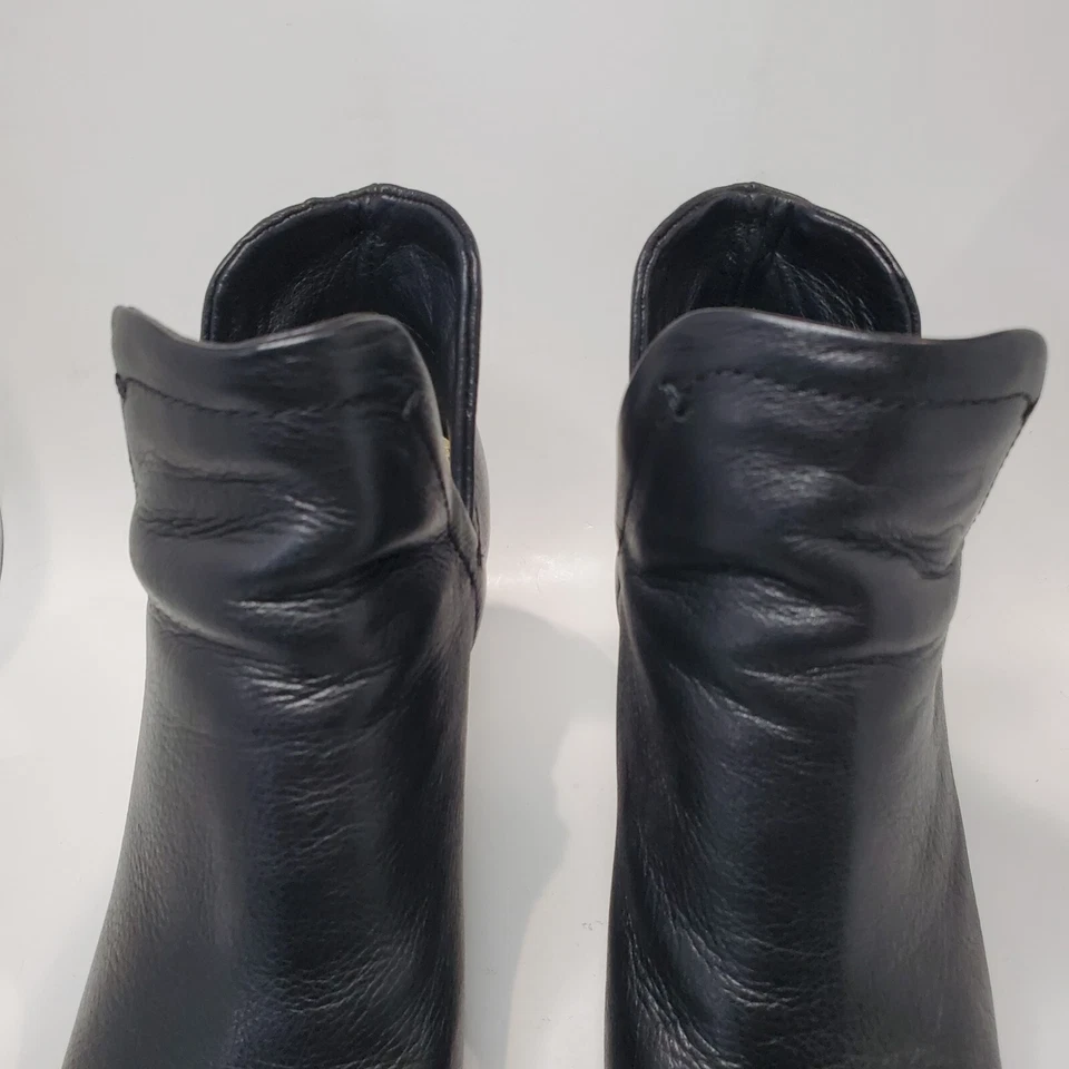 Espléndidos Botines Mujer 9.5 US Cloney Cuero Negro Foto 4 de 4