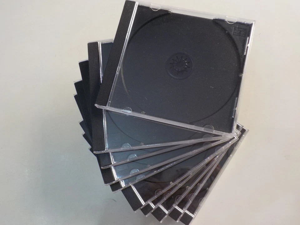 Custodie per CD Nera/Trasparente Jewel Case Pari al Nuovo -  COMPRO FUMETTI SHOP - Immagine 2 di 4