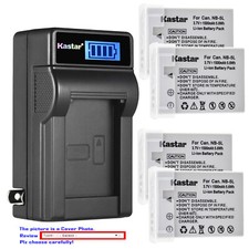Kastar Battery LCD Wall Charger for Canon NB-5L NB5LH PowerShot SD700 IS SD700IS