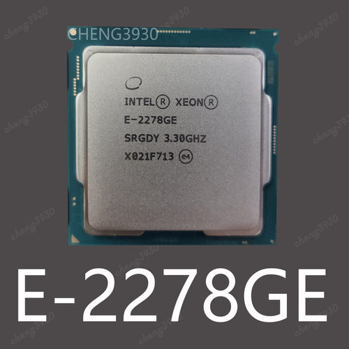 Intel Xeon E 2278GE 3.3ghz 8 cores 16 threads LGA 1151 CPU processor ...