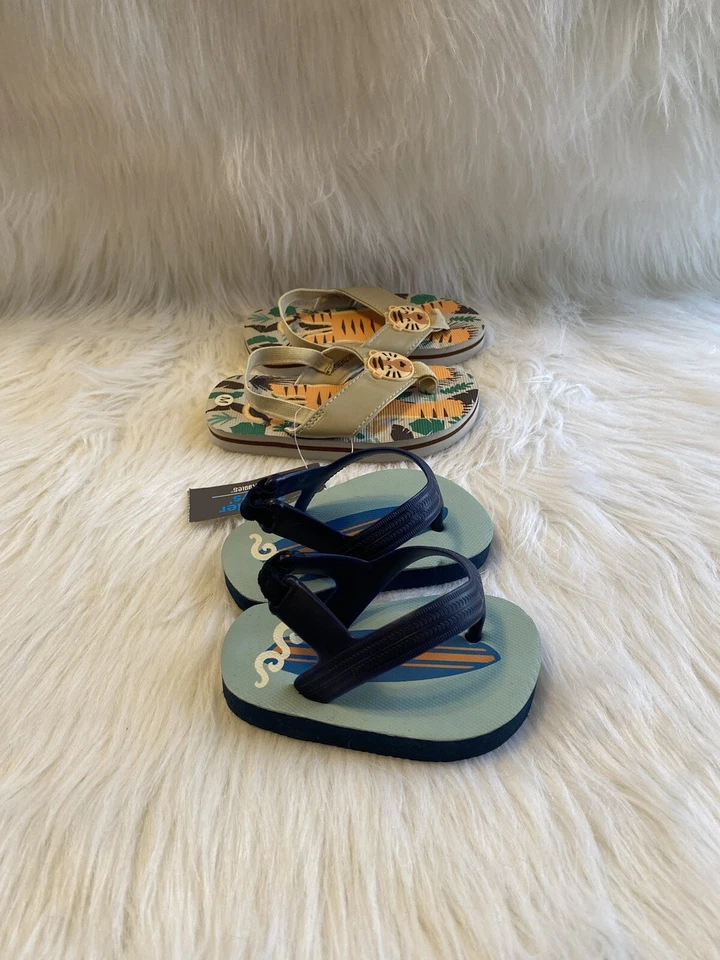 Lote de 2 chanclas sandalias niños pequeños Foto 4 de 4