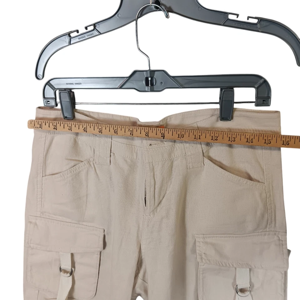 Shorts feminino BCBGeneration tamanho 8 bronzeado novo com etiquetas - Imagem 4 de 4