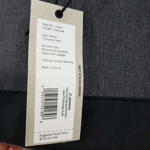 Estuche para computadora portátil Kenneth Cole Reaction para hombre (hasta 15,6") - Imagen 5 de 11
