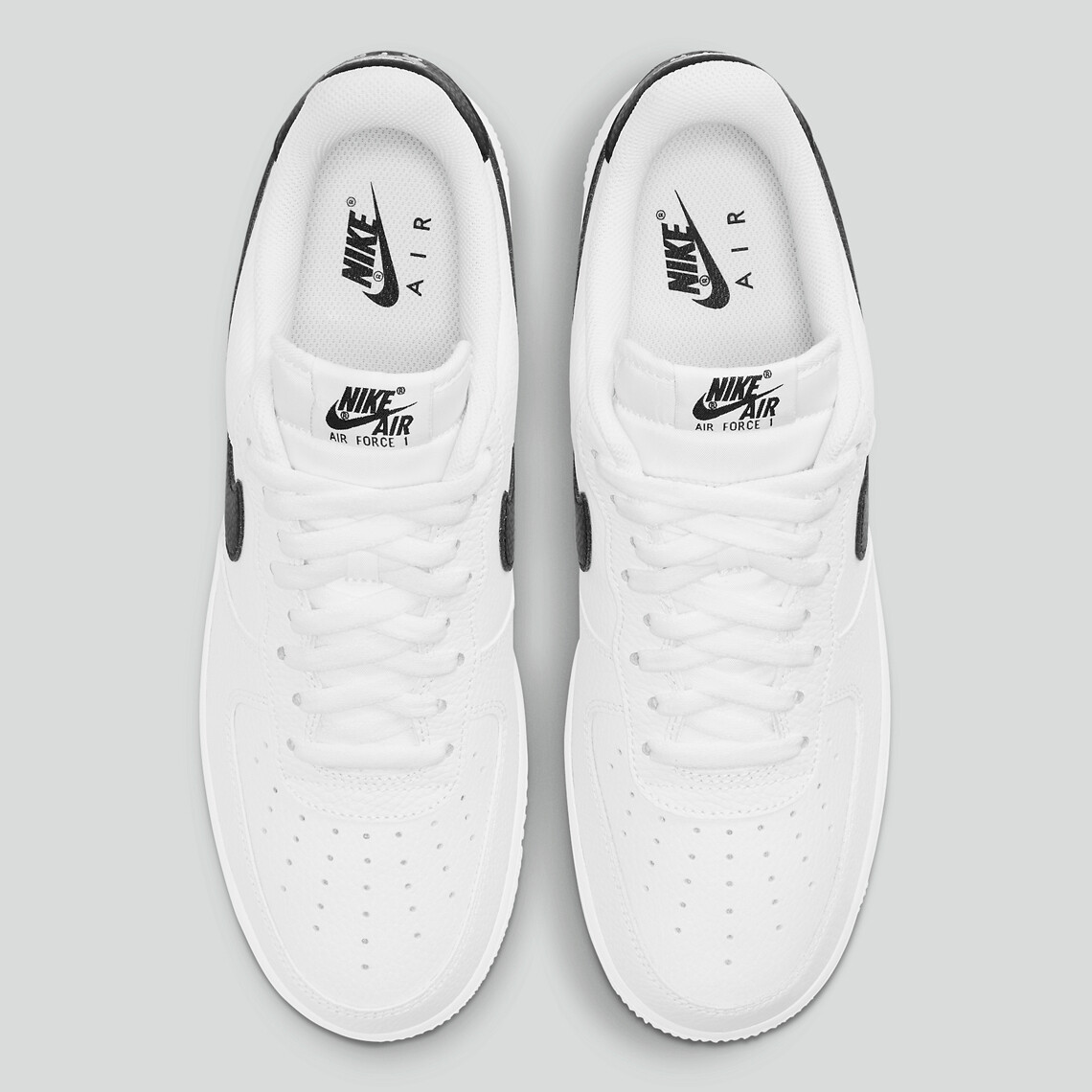 Nike Air Force 1 Low White/Black Pebbled Leather (CT2302 100) Mens Sz 14 Nike Air Force 1 Low  main image 4