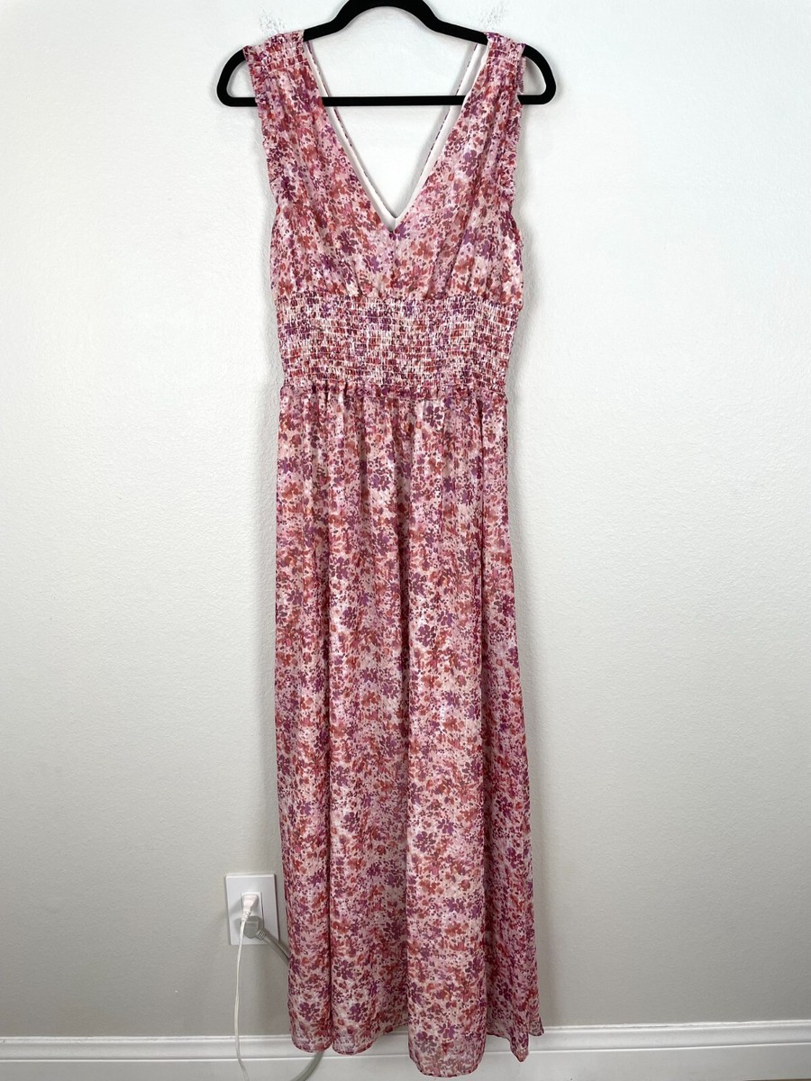 banana republic floral print dress