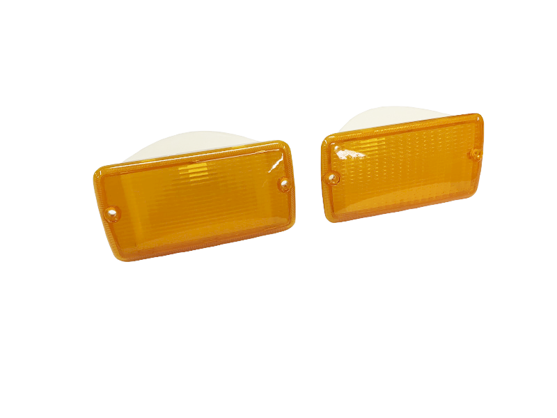 Front Corner Turn Signal Parking Light Housing Amber Len for