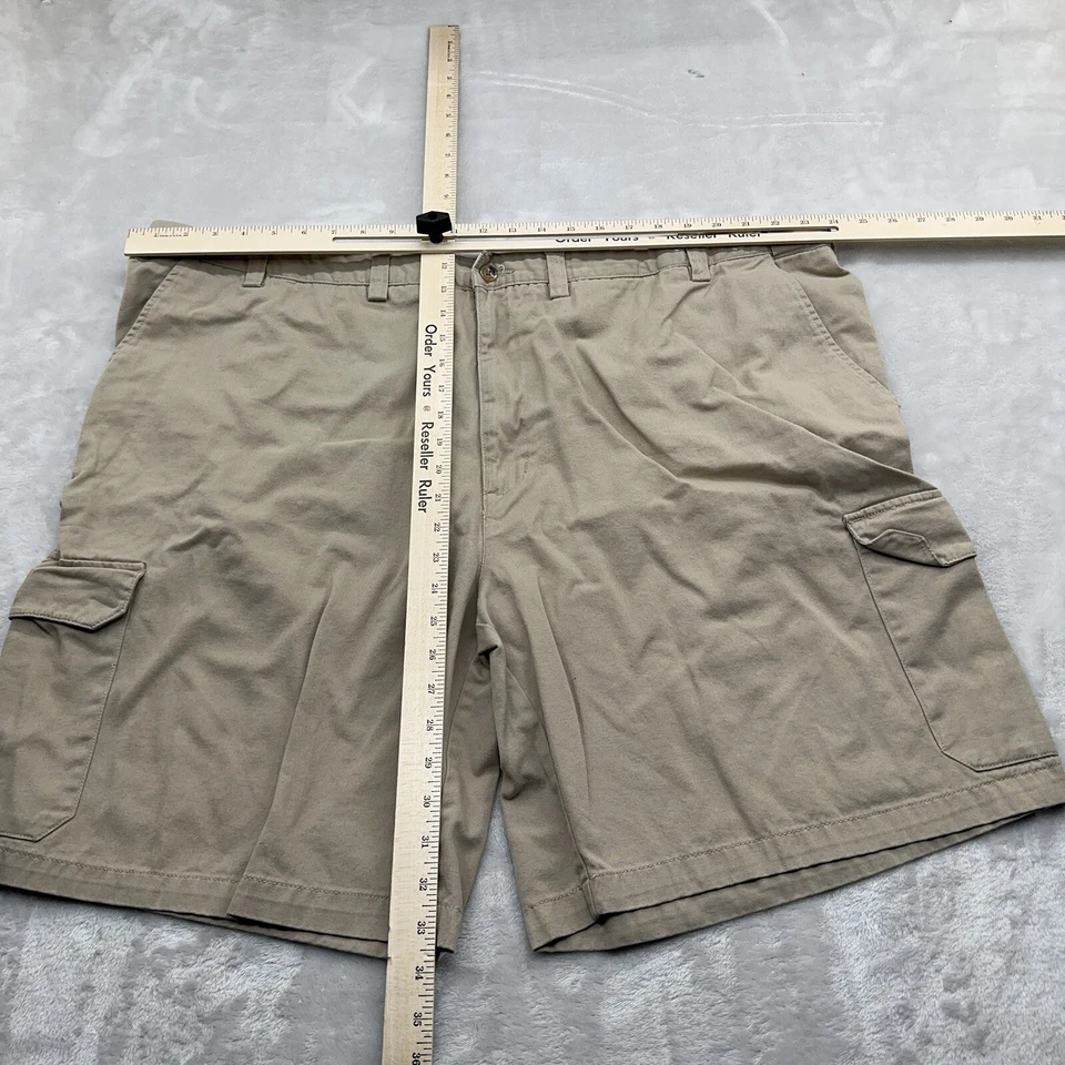 Pantalones Cortos De Colección Geoffrey Beene Para Hombres 48 Beige Carga Pantalones Cortos Y2k Big Man Etiqueta 50 Foto 4 de 4