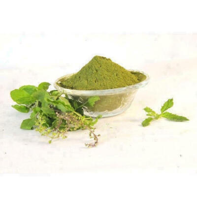 Pure Tulsi Powder - Ocimum Sanctum - Holy Basil Organic Indian Herbs Dried Leave
