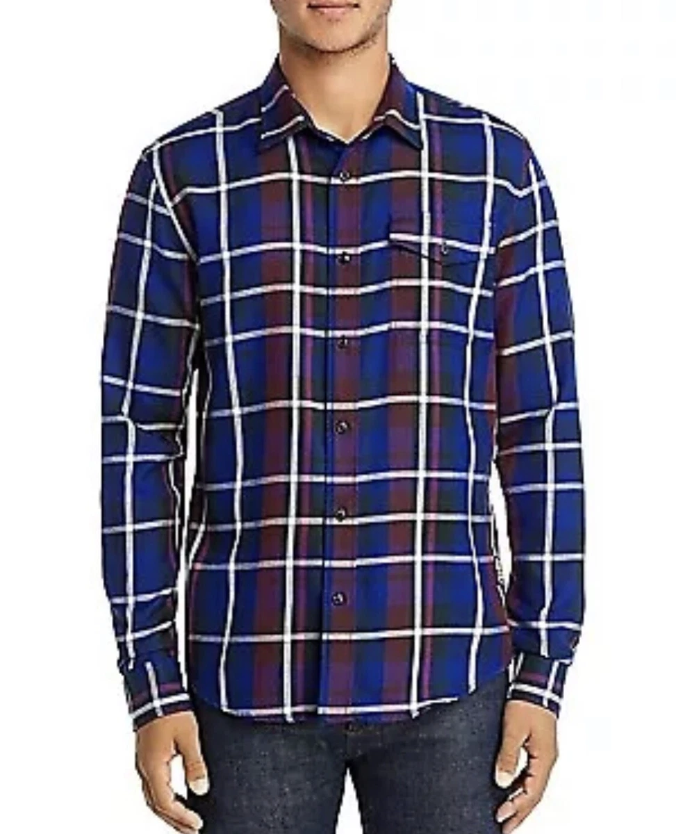 Scotch & Soda COMBO C Regular Fit Check Shirt, US Medium $125