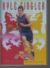KYLE SINGLER  2012-13 PANINI CRUSADE RED GOLD CARD #15     /99