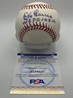 Don Larsen Perfect Game WSPG 10-8-56 Signed Autograph OMLB Baseball PSA DNA *27