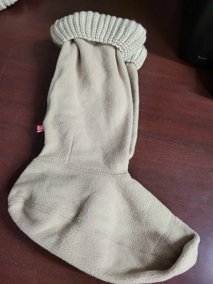 Boot Socks Liners Tan M/L Sugar NWOT - Image 2 of 2