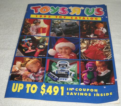 #10477 Vintage Toys R Us 1993 Catalogue de jouets - Photo 1/1