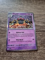 Claydol 095/197 Obsidian Flames Holo Rare