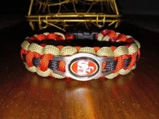 San Francisco 49ers Paracord Bracelet