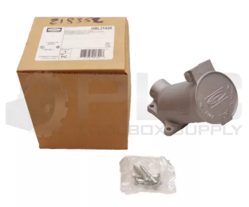 NEW HUBBELL HBL21420 HUBBELLOCK RECEPTACLE 3/4" 20A 250VDC 30A 600VAC NSMP