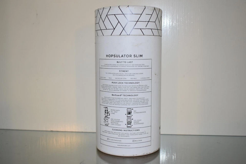 Enfriador de latas delgado BruMate Hopsulator 12 oz HS12GRG oro rosa nuevo en caja Foto 3 de 4