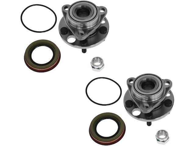 Front TRQ Wheel Hub and Bearing Kit fits Pontiac Sunbird 1986-1994 49HVQP