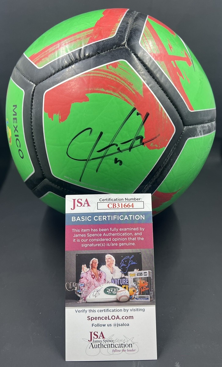 Javier Hernandez Balcazar Chicharito Signed Nike Mexico Soccer