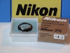 Nikon eye piece correction lens for F3 -5.0 in BOX, US SELLER "LQQK"