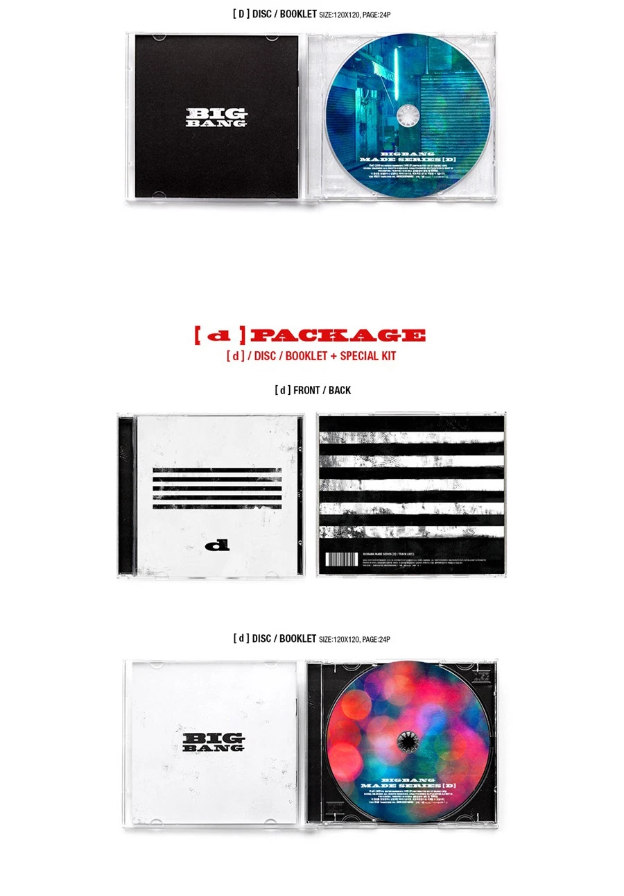 BIGBANG [MADE] SERIES Album E/e Random Ver. CD+Booklet+Card+