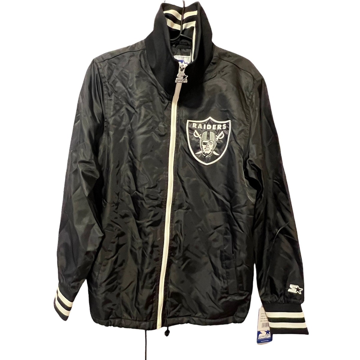Raiders Starter Pro Line XLジャケット Oakland Raiders Starter Pro Line Vintage Jacket Size Large