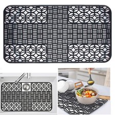 Sink Protectors for Kitchen Sink 26"X14" Silicone Sink Liner Stainless Steel