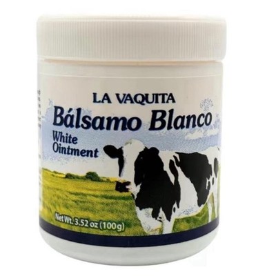 NEW La Vaquita BALSAM White Ointment  BALSAMO BLANCO 3.52oz 100g