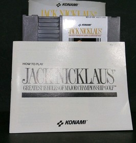 Jack Nicklaus' Greatest 18 Holes of Major Championship Golf (Nes)(1990) CIB Good