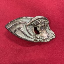 Antique Women s Art Nouveau Patina Belt Buckle Clasp