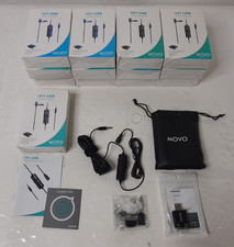 Lot of 13 MOVO Lavalier Microphone LV1-USB - New