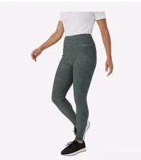 Eddie Bauer Ladies Trail Legging Stretch Fabric Anti-Microbial Fabric Green L