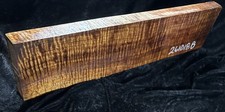  BIKC SUPER CURLY HAWAIIAN KOA WOOD 16  X 3-3/8  X .95   261018 KILN DRIED