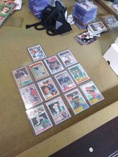 13 Card Lot Cal Ripken Pete Rose Nolan Ryan Rickey Henderson Willie Mays
